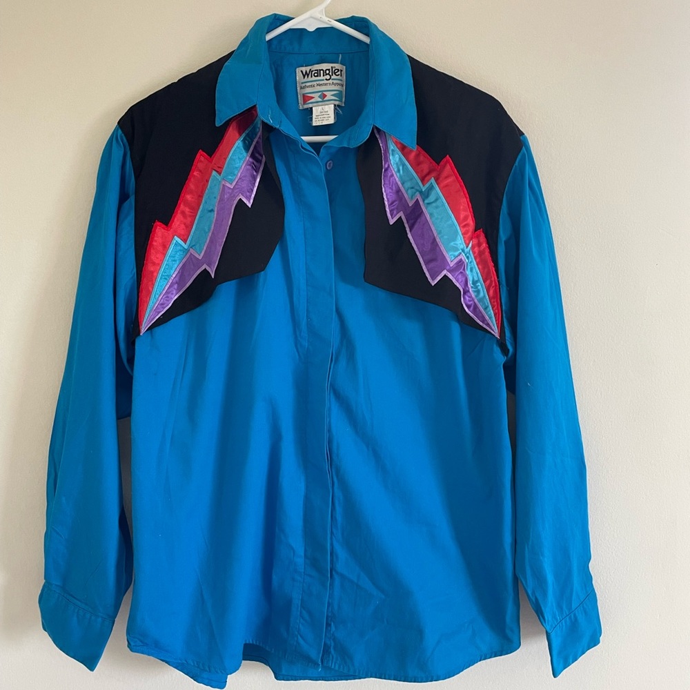 WRANGLER | rare vintage 80s possibly 90s Bowie shirt